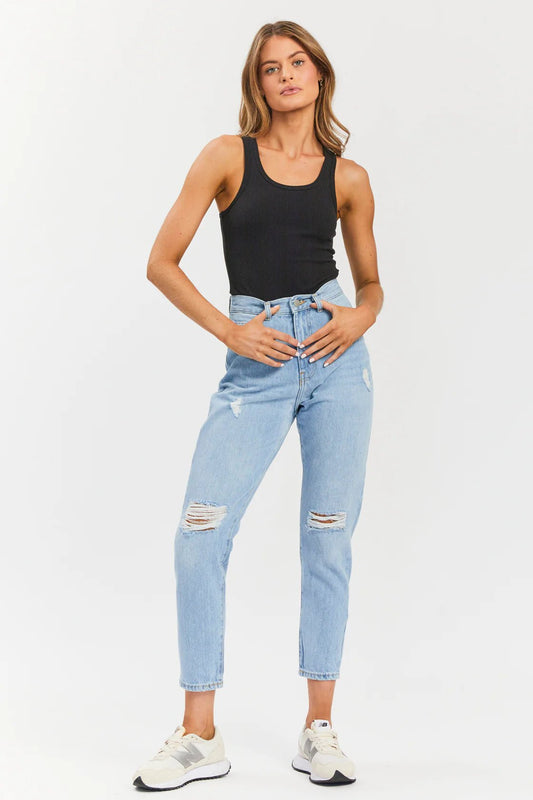 Nora Destiny Jean - Blue Ripped - Chillis & More NZ