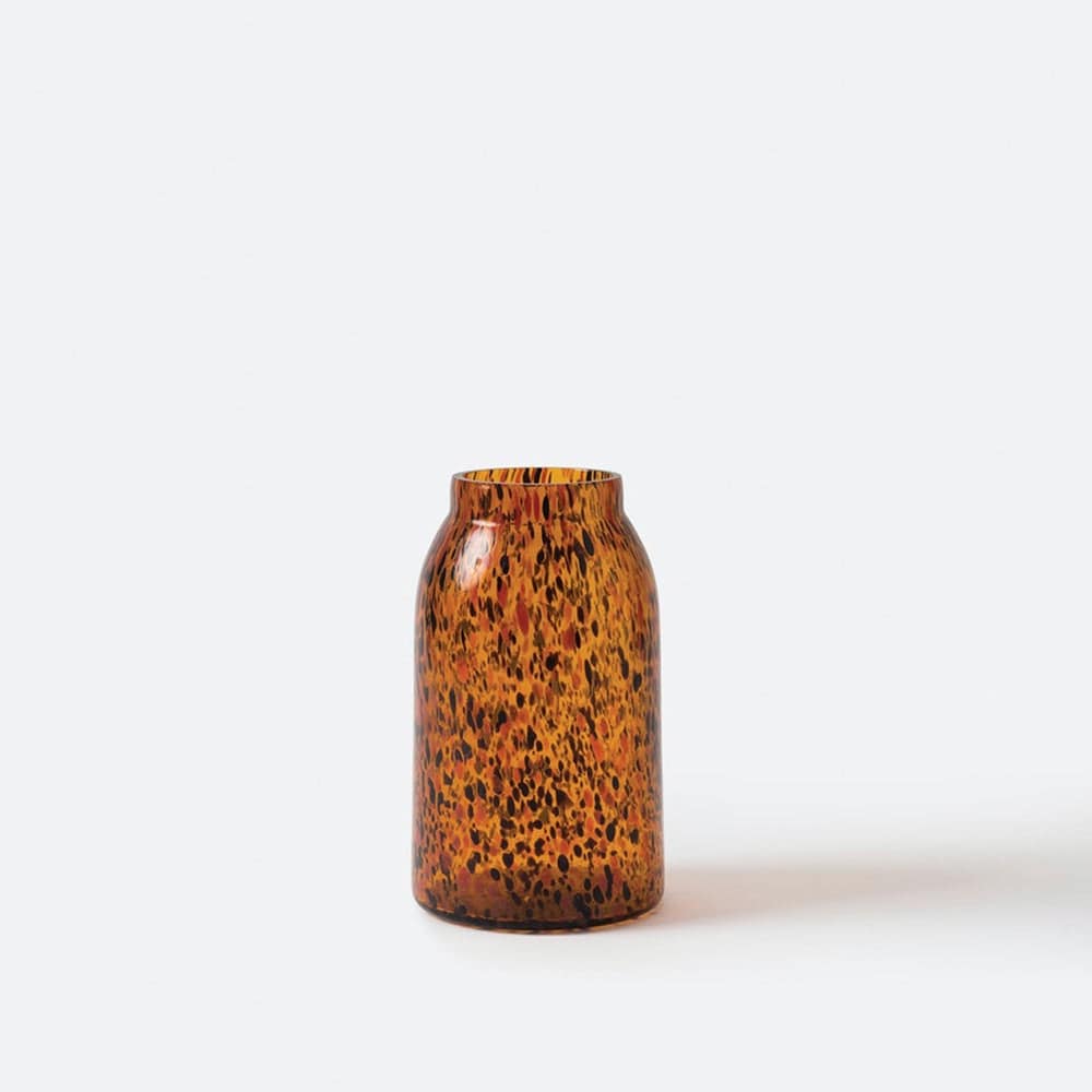 OTTO VASE AMBER SPECKLE - SMALL - Chillis & More NZ