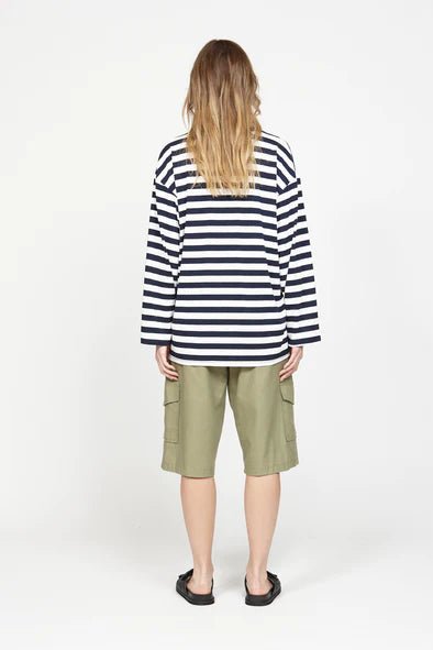 Sweet Treat Long Sleeve Tee - Navy/White - Chillis & More NZ