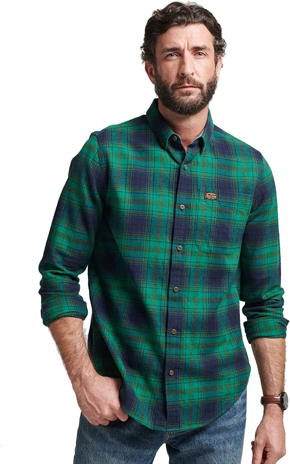 Vintage Lumberjack Shirt - Cedar Check Green - Chillis & More NZ
